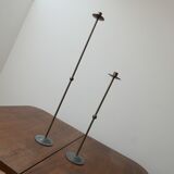 Pair of Brass Mid-Century Table Candlesticks (2)