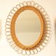 Mirror rattan Sun 45 x 36 cm