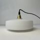 Pair of old ufo pendants in vintage opaline