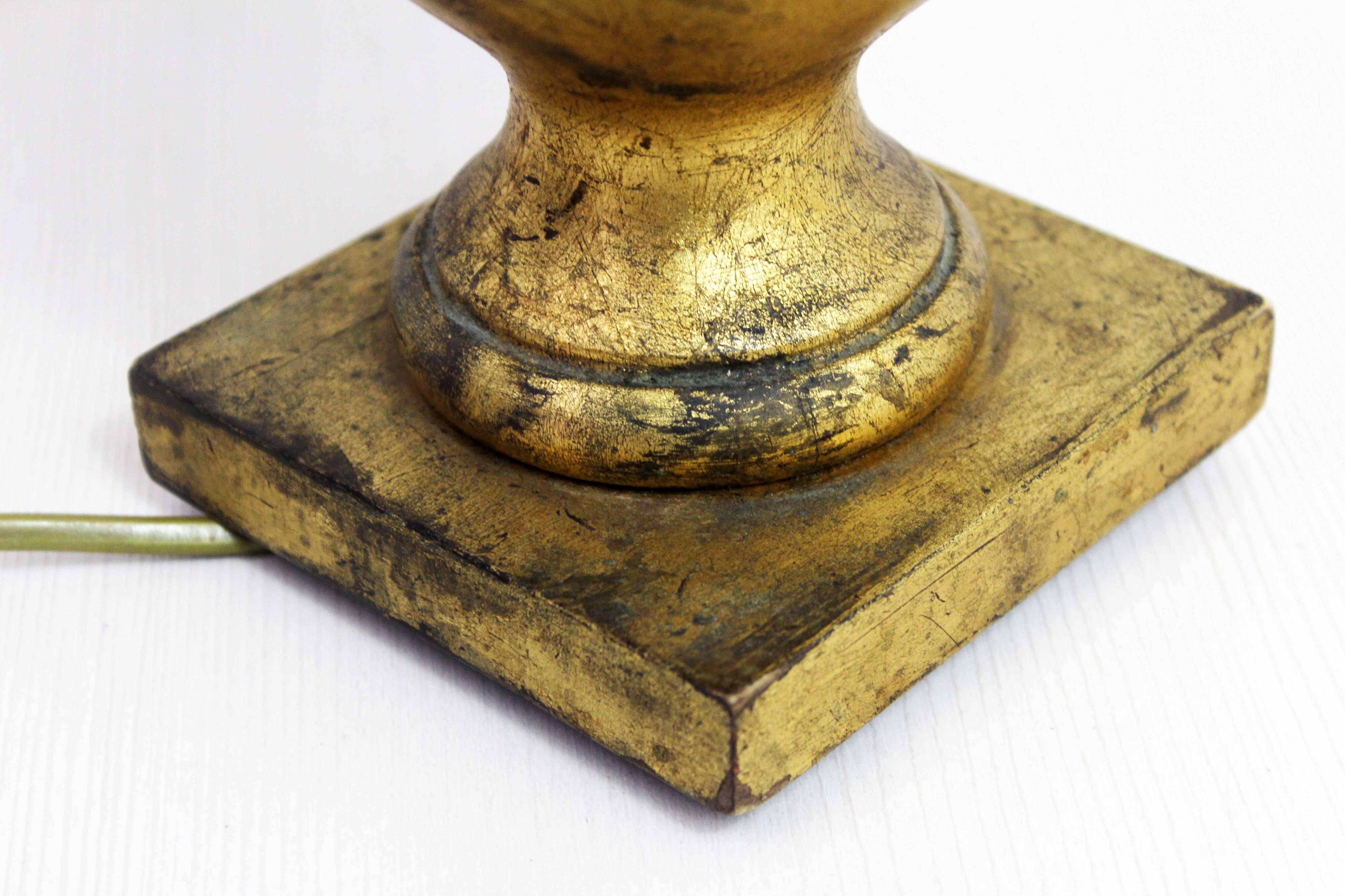 Golden wheat sheaf lamp base