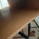 Table basse en bois cintré