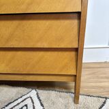 Scandinavian chest of drawers inclined drawers