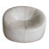 Very beautiful white leather armchair model Pumpkin by Pierre Paulin.