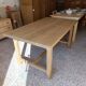 Renovated solid oak farmhouse table