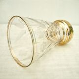 Vase en cristal gravé