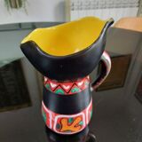 Polychrome pitcher Gabriel Fourmaintraux (1886-1984). 20cm