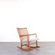 Rocking Chair ML33 by Hans J. Wegner for A/S Mikael Laursen, 1950s.