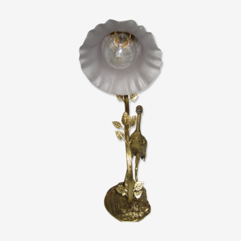 Lampe bronze art nouveau