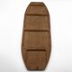 Teak tray and its 4 stackable glass dishes • Denmark • 1960