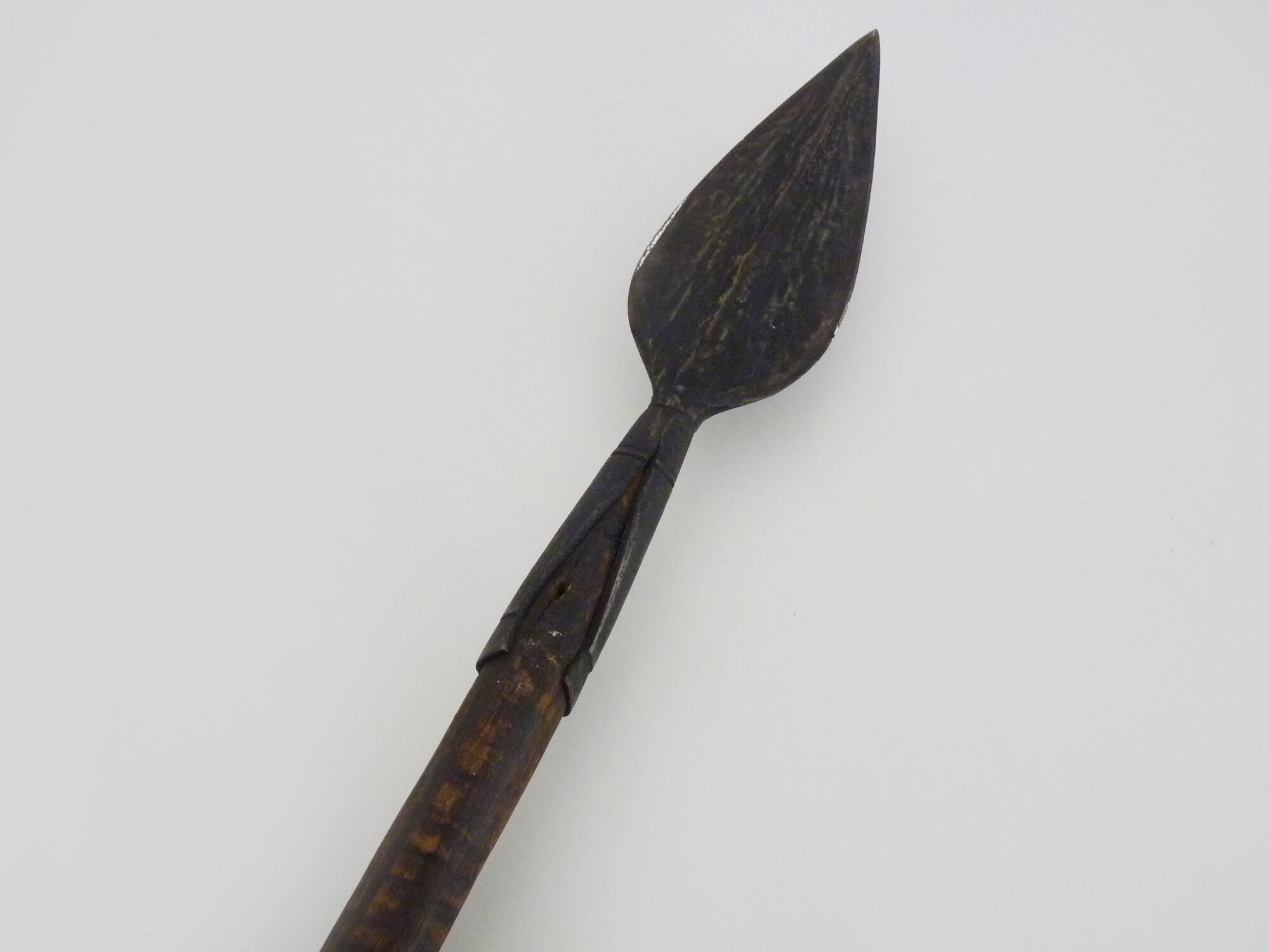 African tribal art. Spear tip. African spear. Gabon. 70s