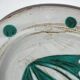 Oval dish Vallauris handmade thistles