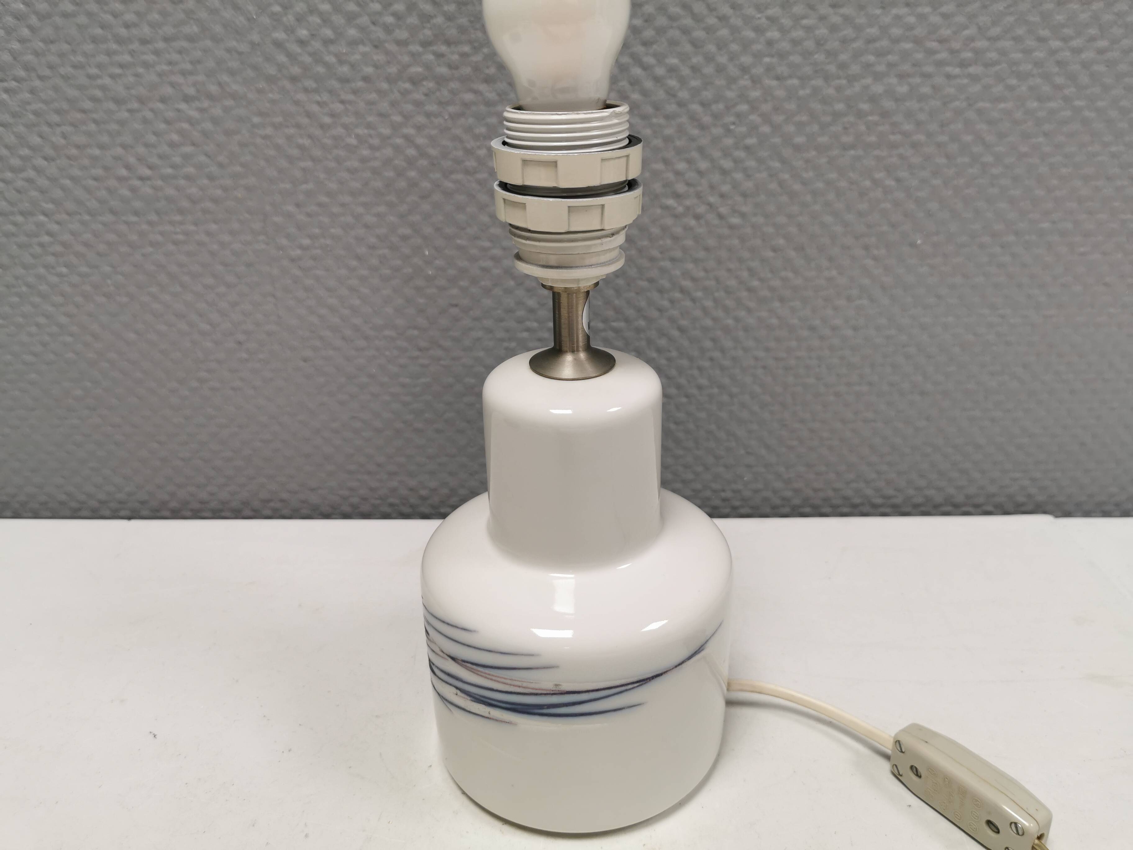 Royal Copenhagen Avena porcelain table lamp no. 22792, designed by Ivan Weiss (IW)