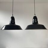 Pair of old industrial suspensions 40 cm