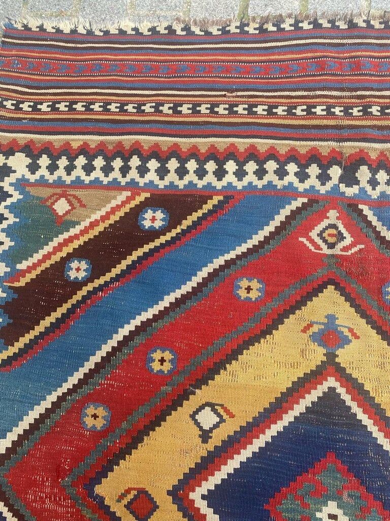 Kilim Qashqai ancient tribal 300x145 cm