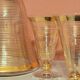 Carafe et verres Art deco