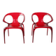 Pair of Ava chairs by Song Wen Zhong for Roche Bobois, 20th century.