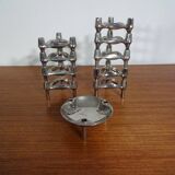 Candleholders by Ceasar Stoffi & Fritz Nagel for BMF, 1960s, Set of 10