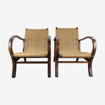 Pair of Bauhaus armchairs by Erich Dieckmann