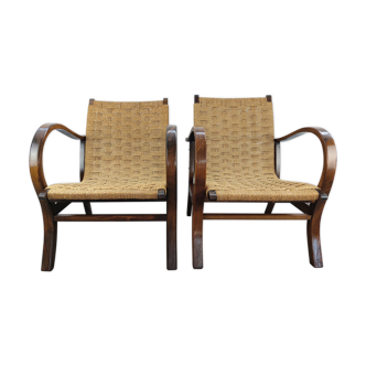 Pair of Bauhaus armchairs by Erich Dieckmann
