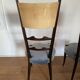 Set of four Italian Mid-Century Modern High Back dining chairs by Aldo Tura