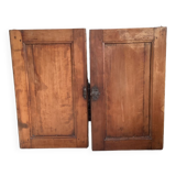 Paire de portes de placard ancienne