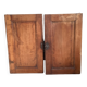 Paire de portes de placard ancienne