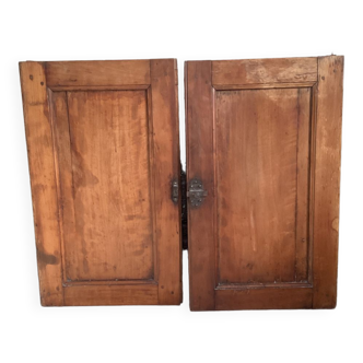 Paire de portes de placard ancienne