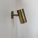 Vintage adjustable brass wall light, France, 1950