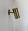 Vintage adjustable brass wall light, France, 1950