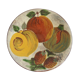 Vintage plate signed Puigdemont stylized ruit patterns