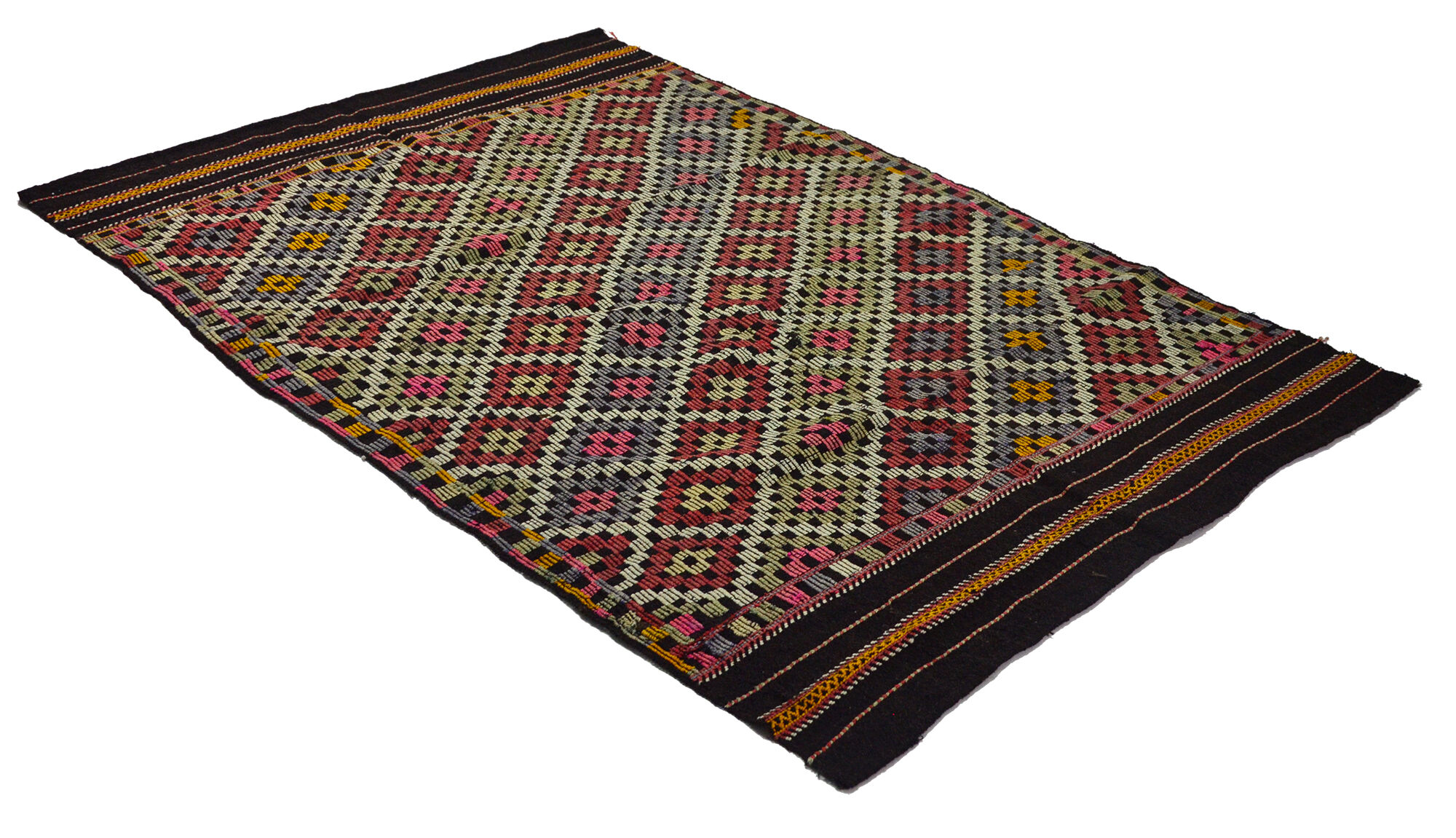 Anatolian handmade kilim rug 250 cm x 160 cm