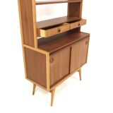 Scandinavian teak and oak chest of drawers, Sweden, 1960