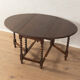 Antique gateleg table from the 1920s, solid oak