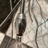 Iberlamp 10 branches chrome steel ceiling light