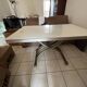 Ozzio Italia box table t110 – retractable and extendable – white glass –