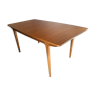 Scandinavian Danish dining table in teak from the 60s