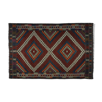 Anatolian handmade kilim rug 271 cm x 177 cm