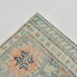 Tapis Oushak Vintage Corail Beige Pastel, 215x319 Cm