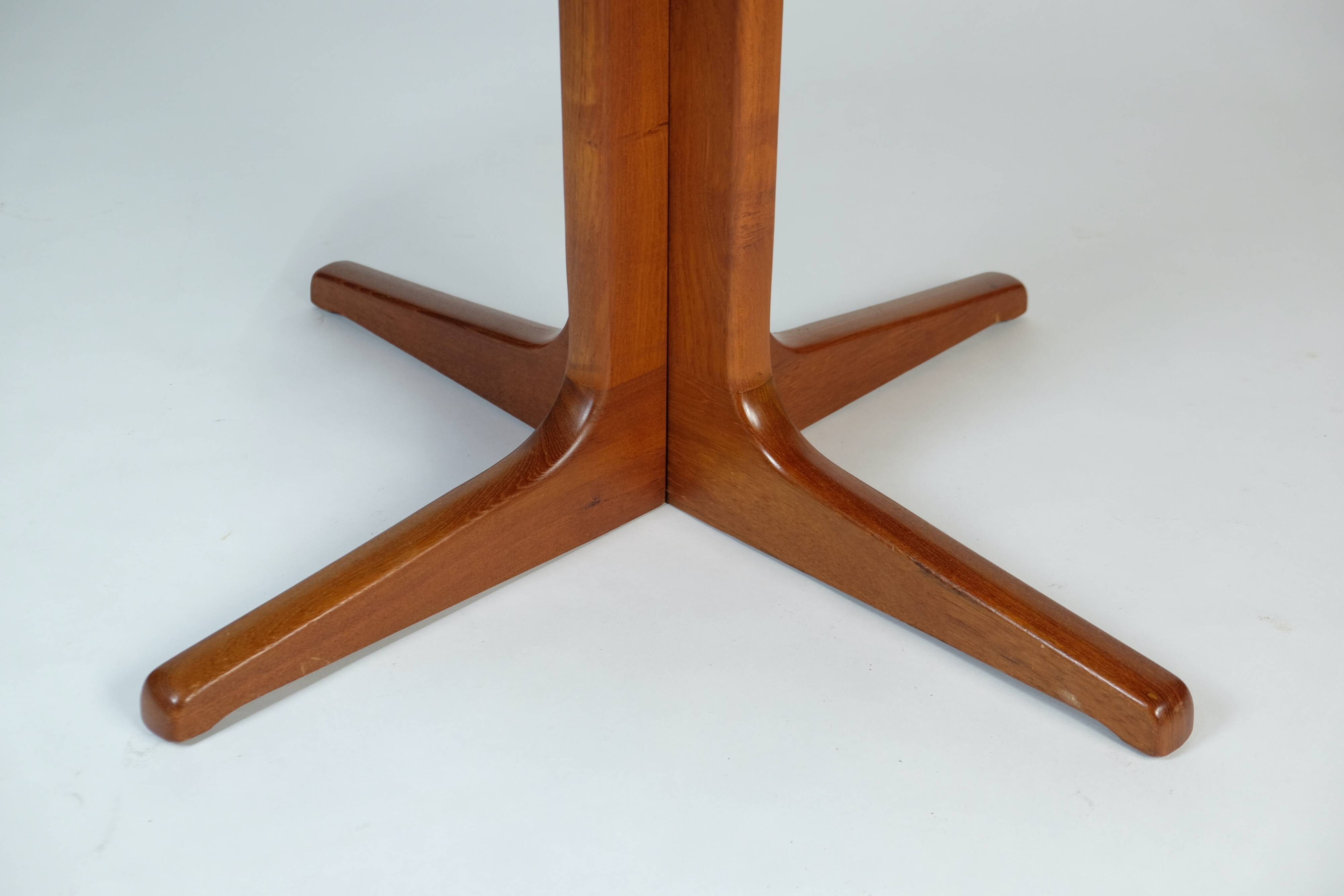 Vintage Teak Esstisch Dining Table Rund Erweiterbar Glostrup Danish Design