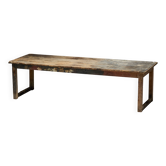 Table à manger rustique primitive, France, années 1900