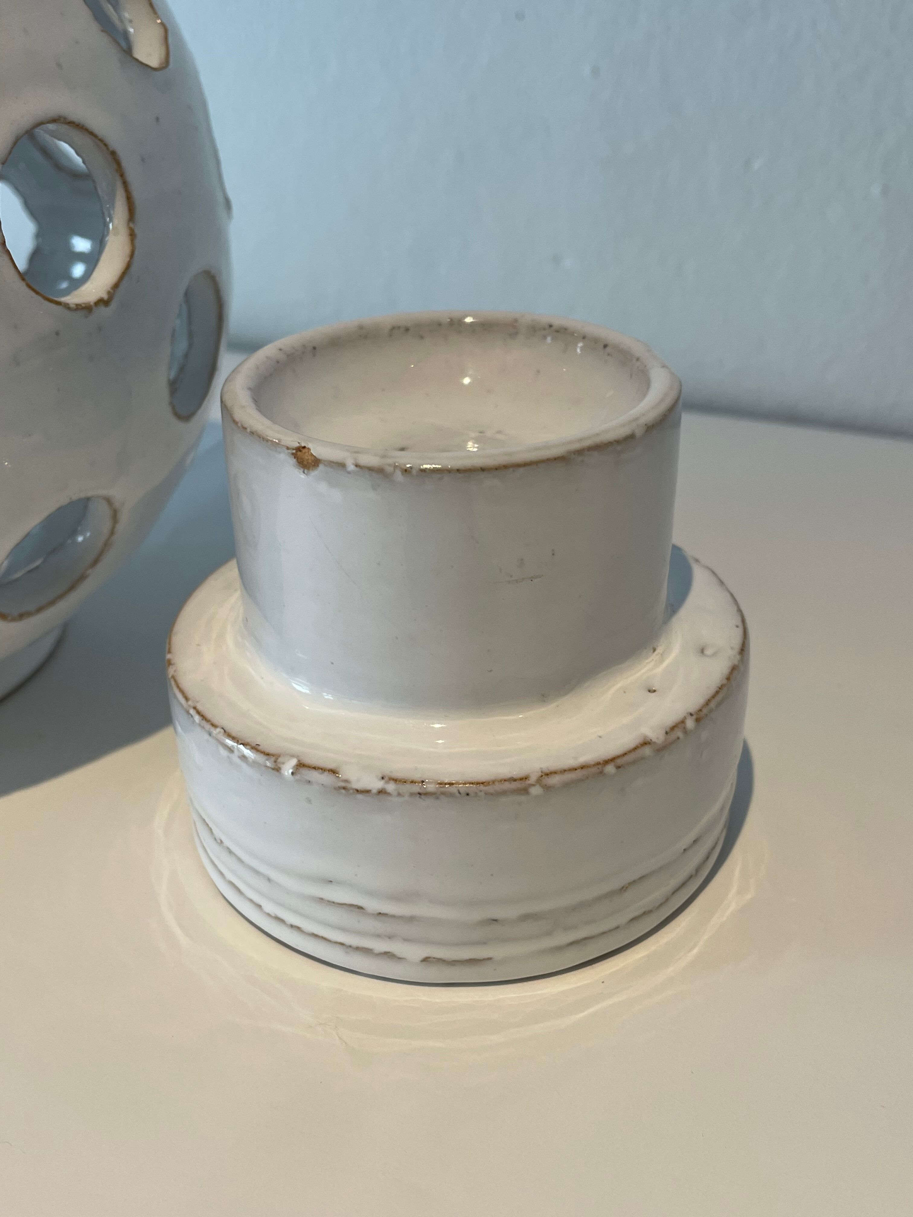 Ceramic lantern or candle holder