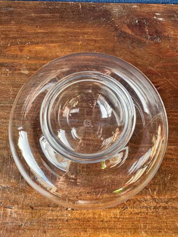 Coupe à caviar en cristal de Baccarat. Années 90