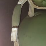 Louis xvi medallion armchair