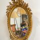 Mirror Louis XVI gilded wood - late nineteenth