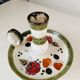 Ceramic cellar rat candle holder from the 70s