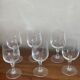 6 Matignon crystal wine glasses