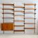 Large modular teak wall system by Kai Kristiansen, Denmark, 1960s