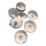 Magnificent antique Digoin & Sarreguemines dinnerware set – 25 pieces