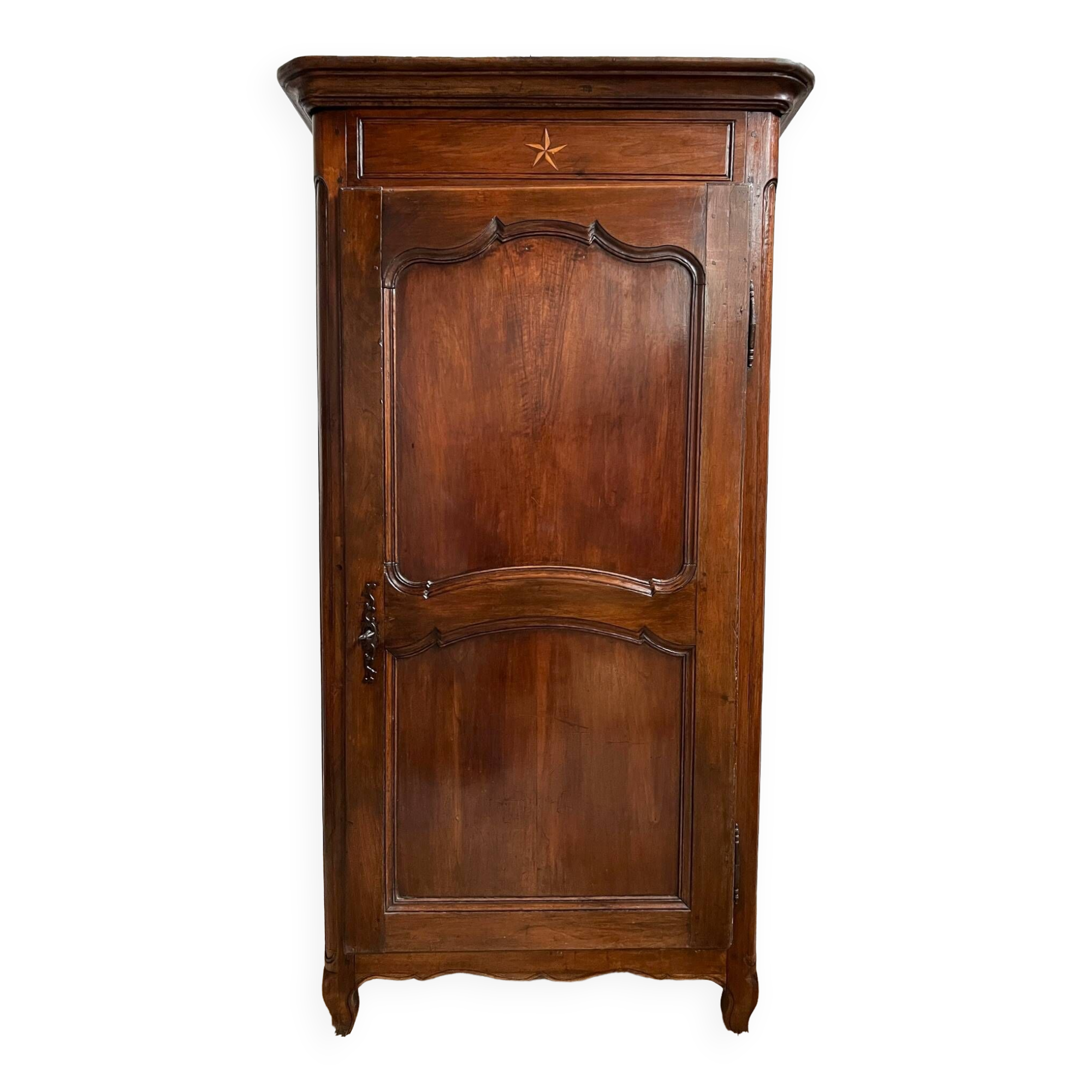 18th century walnut hosiery cabinet