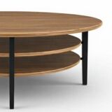 Table basse scandinave vintage en teck